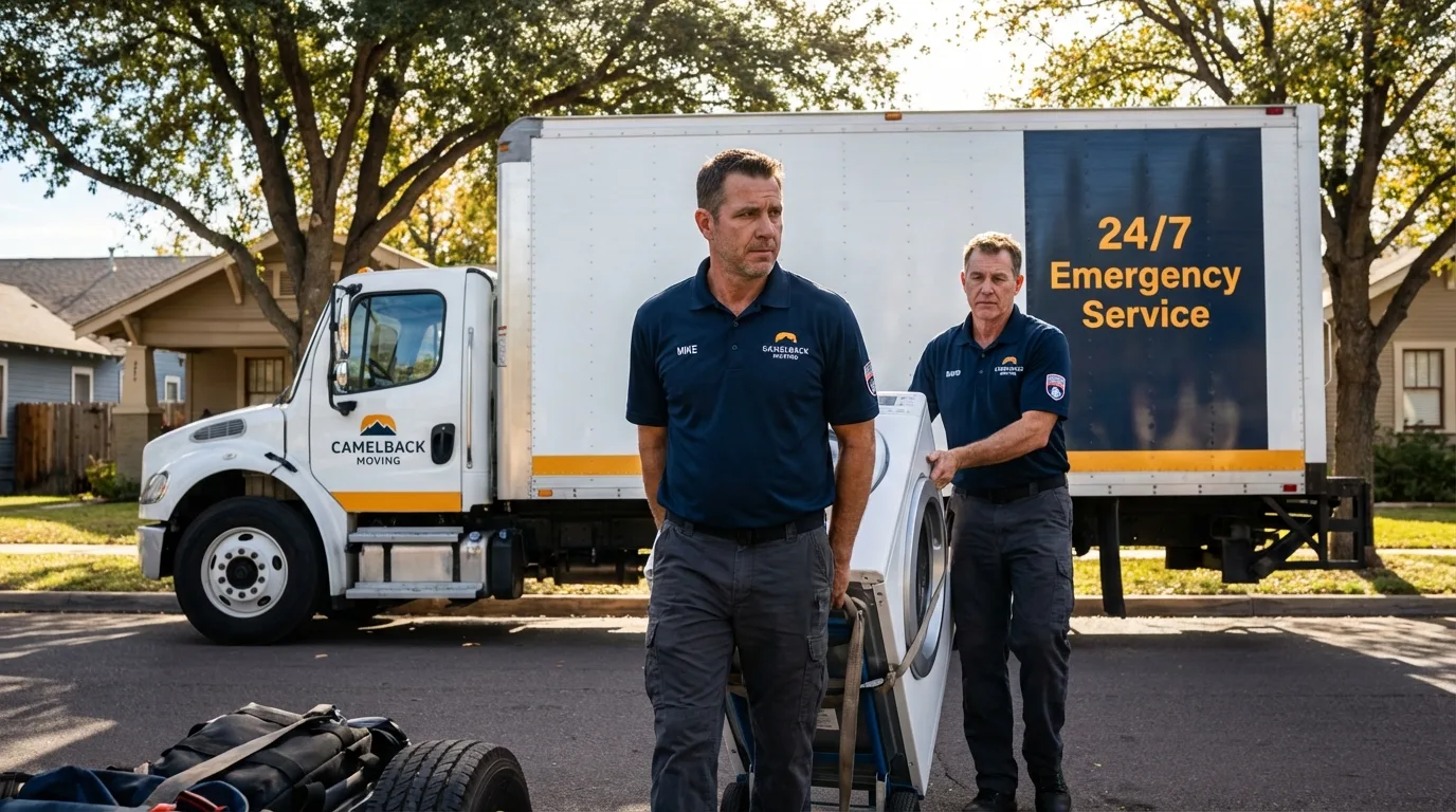 CamelBack Moving crew loading furniture in Princeton, NJ