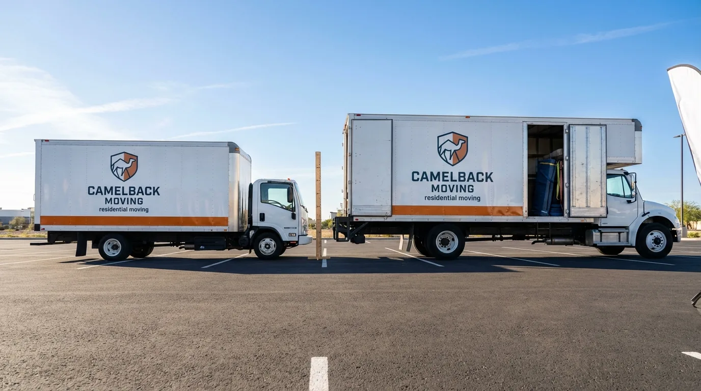 Moving truck size capacity guide in Princeton